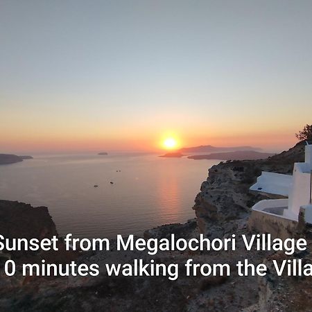 Aidos Villa Santorini Megalochori  Eksteriør billede