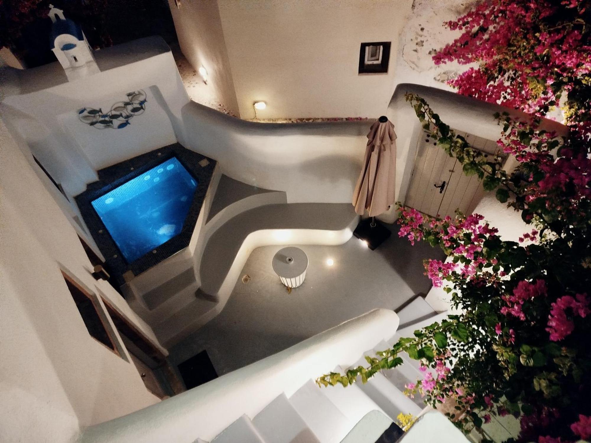 Aidos Villa Santorini Megalochori  Eksteriør billede