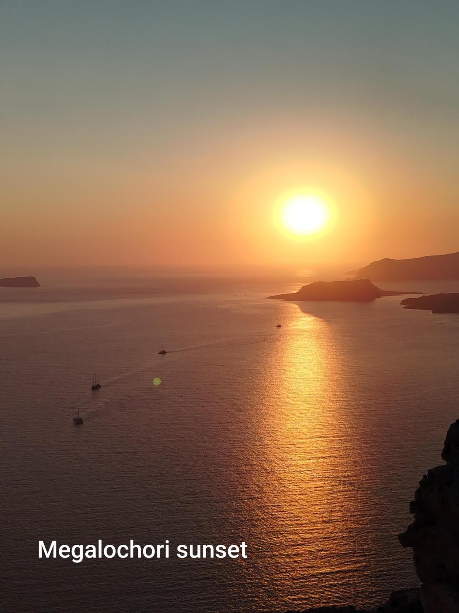 Aidos Villa Santorini Megalochori  Eksteriør billede
